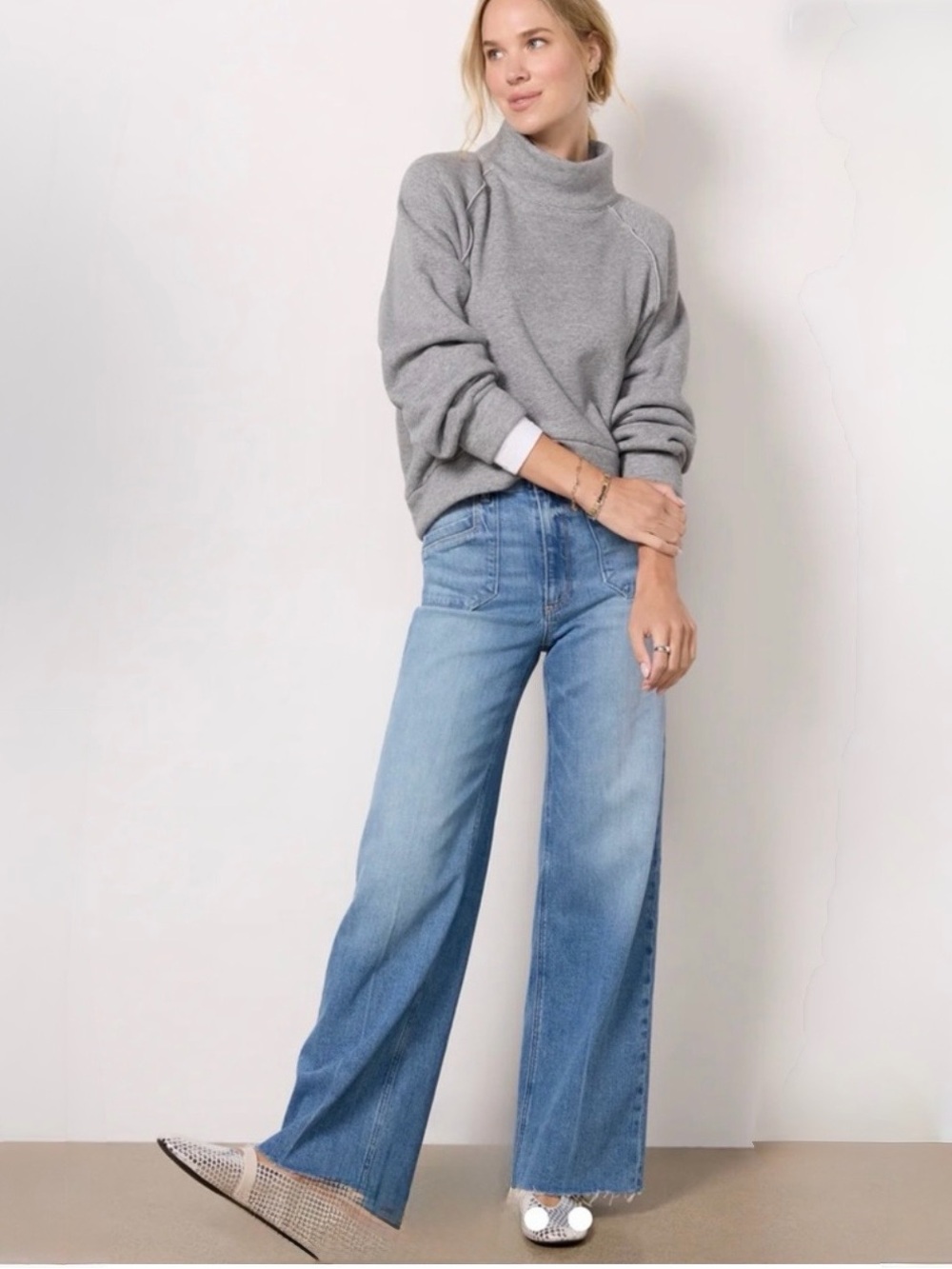 PAIGE Denim Anessa Inset Pocket Jeans in Luminaries Size 32